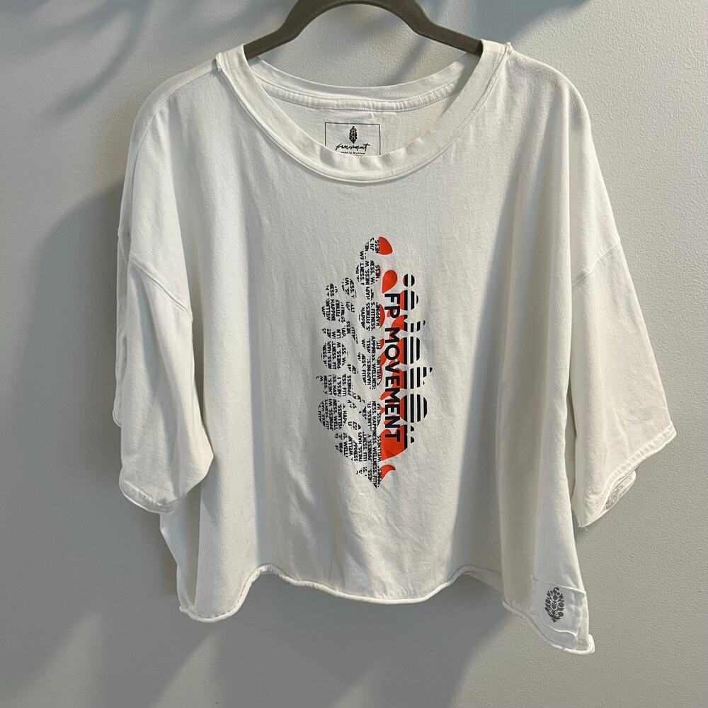 FP Movement Free People Inspire Logo Tee Size L